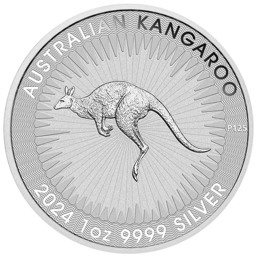 1 Troy Ounce Silver Perth Mint Kangaroo Coin '2024'