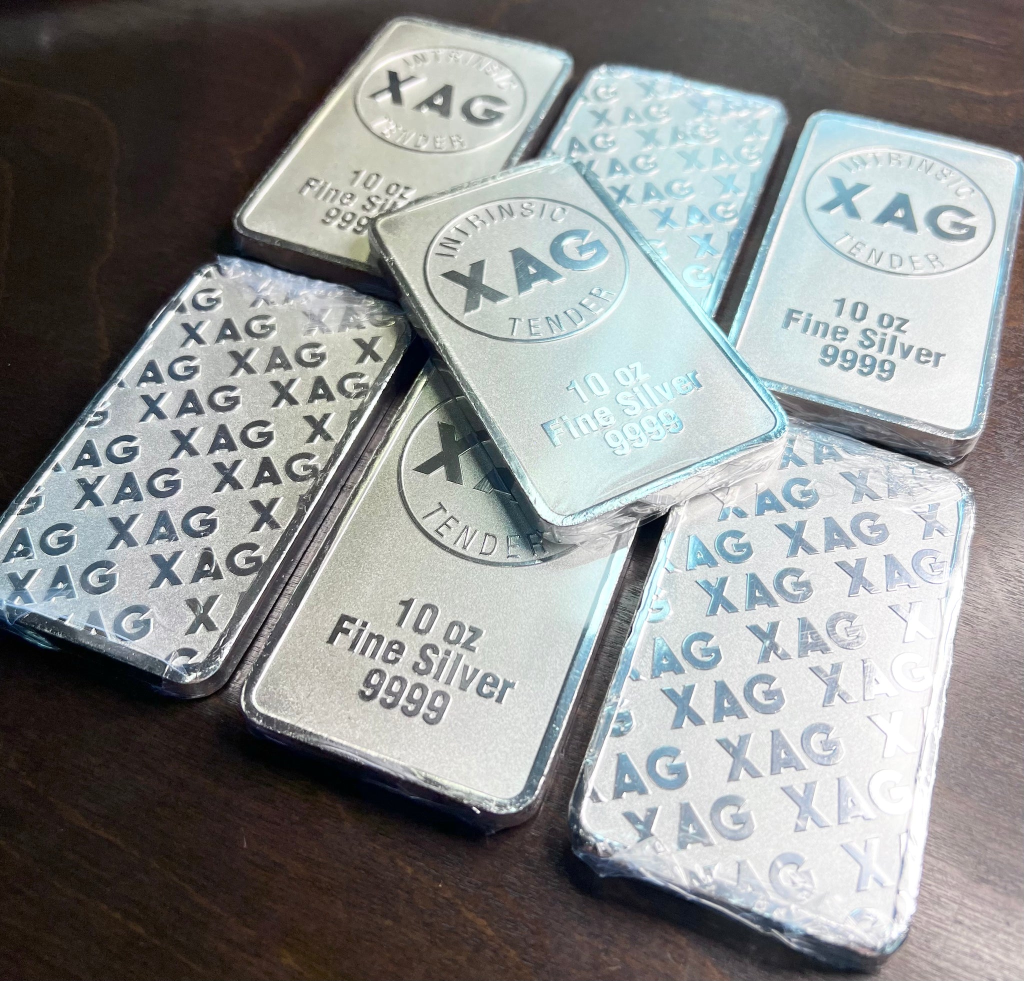 10 Troy Ounce Silver 99.99 Intrinsic Tender - XAG Minted Bar