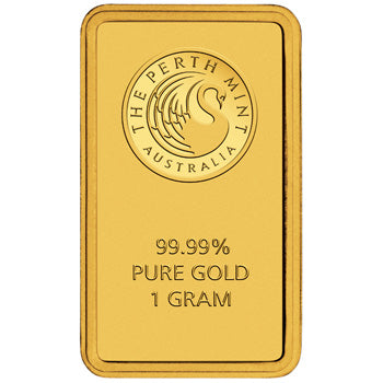 1 Gram Gold Perth Mint Minted Bar