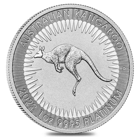 1 Troy Ounce Platinum Perth Mint Kangaroo Coin '2022'