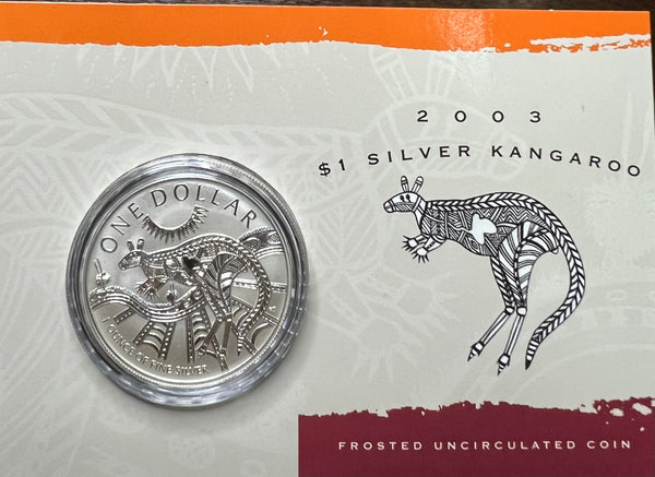 1 Troy Ounce RAM $1 SILVER ROO COIN (2003)